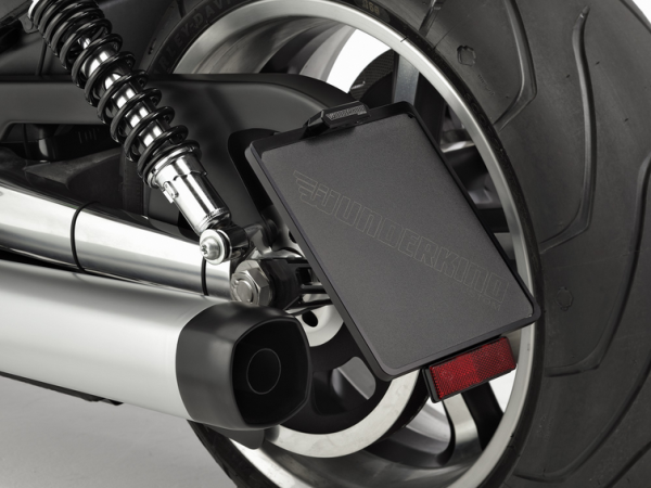 Seitlicher, einstellbarer Kennzeichenhalter mit LED und EG ABE Sportster S 2021 - 2024